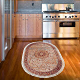 Eko Trend Djt Halı Yıkanabilir Kaymaz Taban P1356 Oval Vintage