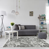 Alanur Star Pamuk Tabanlı Saçaklı Dijital Halı