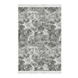 Alanur Star Pamuk Tabanlı Saçaklı Dijital Halı