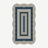 Begonya Lazer Kesim Kaymaz Taban Dijital Baskı Halı St600166Mv