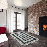 Begonya Lazer Kesim Kaymaz Taban Dijital Baskı Halı St600166Mv