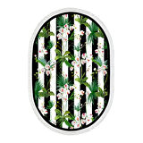 Alanur Trend Keçe Tabanlı Saçaklı Yuvarlak Mutfak Halı Mu692