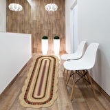 Lilyum Lazer Kesim Kaymaz Taban Dijital Baskı Halı St600172Ka