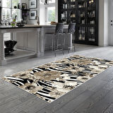 Alanur Trend Keçe Tabanlı Mutfak Halı Mu135