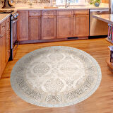 Eko Trend Djt Haı Yıkanabilir Kaymaz Taban 1376 Yuvarlak Klasik