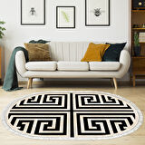 Eko Trend Djt Banyo Paspası Yıkanabilir Kaymaz Taban 658M Oval Modern