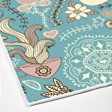 Alanur Trend Keçe Tabanlı Mutfak Halı Mu186