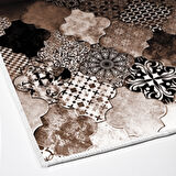 Alanur Trend Keçe Tabanlı Mutfak Halı Mu120