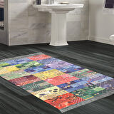 Eko Trend Djt Halı Yıkanabilir Kaymaz Taban Mu148 Patchwork