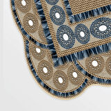 Sümbül Lazer Kesim Kaymaz Taban Dijital Baskı Halı St600175Ka