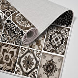 Alanur Trend Keçe Tabanlı Mutfak Halı Mu144