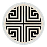 Eko Trend Djt Haı Yıkanabilir Kaymaz Taban 658M Yuvarlak Modern