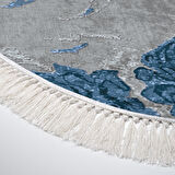 Eko Trend Djt Halı Yıkanabilir Kaymaz Taban 660M Oval Suluboya