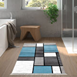 Eko Trend Djt Banyo Paspası Yıkanabilir Kaymaz Taban S5044 Geometrik