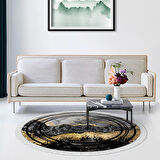 Alanur Star Pamuk Tabanlı Saçaklı Dijital Halı