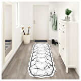 Fulya Lazer Kesim Kaymaz Taban Dijital Baskı Halı St600194Sy