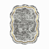 Menekşe Lazer Kesim Kaymaz Taban Dijital Baskı Halı St600204Gr