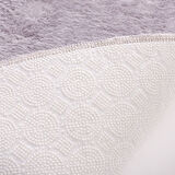 Alanur Rex Puffy Pelüş Oval Banyo Halısı