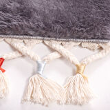 Alanur Rex Puffy Pelüş Oval Banyo Halısı