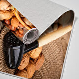 Alanur Trend Keçe Tabanlı Mutfak Halı Mu168