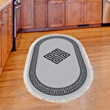 Eko Trend Djt Halı Yıkanabilir Kaymaz Taban 656M Oval Modern