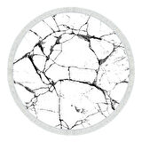 Alanur Trend Keçe Tabanlı Saçaklı Dijital Halı