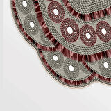 Manolya Lazer Kesim Kaymaz Taban Dijital Baskı Halı St600179Kr