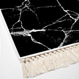 Alanur Trend Keçe Tabanlı Saçaklı Dijital Halı