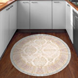 Eko Trend Djt Haı Yıkanabilir Kaymaz Taban 1376 Yuvarlak Klasik