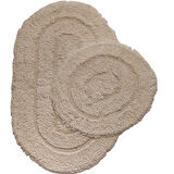 Royal Oval Tufting & Pamuklu 2 Li Paspas