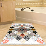 Eko Trend Djt Banyo Paspası Yıkanabilir Kaymaz Taban Mu120 Patchwork