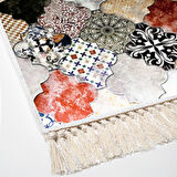 Eko Trend Djt Banyo Paspası Yıkanabilir Kaymaz Taban Mu120 Patchwork