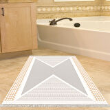 Eko Trend Djt Banyo Paspası Yıkanabilir Kaymaz Taban P1526 Modern