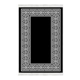 Alanur Star Kaymaz Pamuk Tabanlı Saçaklı Dijital Halı