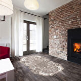 Karanfil Lazer Kesim Kaymaz Taban Dijital Baskı Halı St600149Km