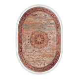 Eko Trend Djt Banyo Paspası Yıkanabilir Kaymaz Taban P1356 Oval Vintage