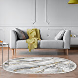 Alanur Star Pamuk Tabanlı Saçaklı Dijital Halı