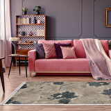 Eko Trend Djt Halı Yıkanabilir Kaymaz Taban 660M Suluboya