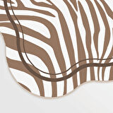 Leylak Lazer Kesim Kaymaz Taban Dijital Baskı Halı St600197Vz