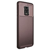 Microsonic Xiaomi Redmi Note 9S Kılıf Legion Series Kahverengi