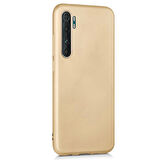 Microsonic Matte Silicone Xiaomi Mi Note 10 Lite Kılıf Gold