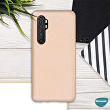 Microsonic Matte Silicone Xiaomi Mi Note 10 Lite Kılıf Kırmızı