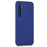 Microsonic Matte Silicone Xiaomi Mi Note 10 Lite Kılıf Lacivert