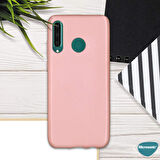 Microsonic Matte Silicone Huawei Y6P Kılıf Lacivert