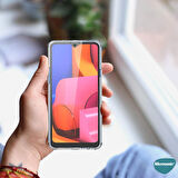 Microsonic Samsung Galaxy M21 Kılıf 6 tarafı tam full koruma 360 Clear Soft Şeffaf