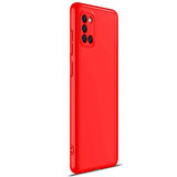 Microsonic Samsung Galaxy A31 Kılıf Double Dip 360 Protective Kırmızı