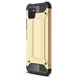 Microsonic Huawei Y5P Kılıf Rugged Armor Gold