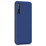 Microsonic Matte Silicone Huawei P Smart S Kılıf Lacivert
