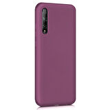 Microsonic Matte Silicone Huawei Y8P Kılıf Mor