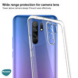 Microsonic Xiaomi Redmi 9 Kılıf Transparent Soft Beyaz